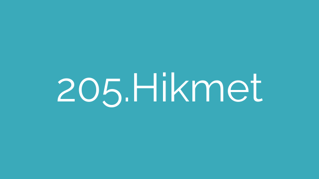 205.Hikmet